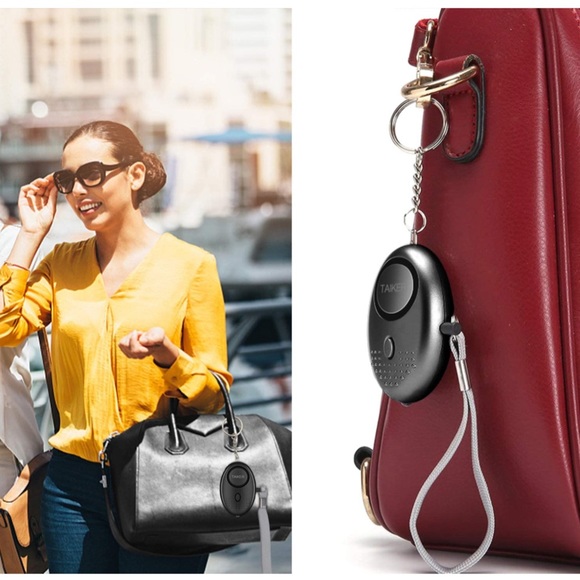 New Personal Self-Defense Keychain Alarm with Flash Light! White - Picture 2 of 12